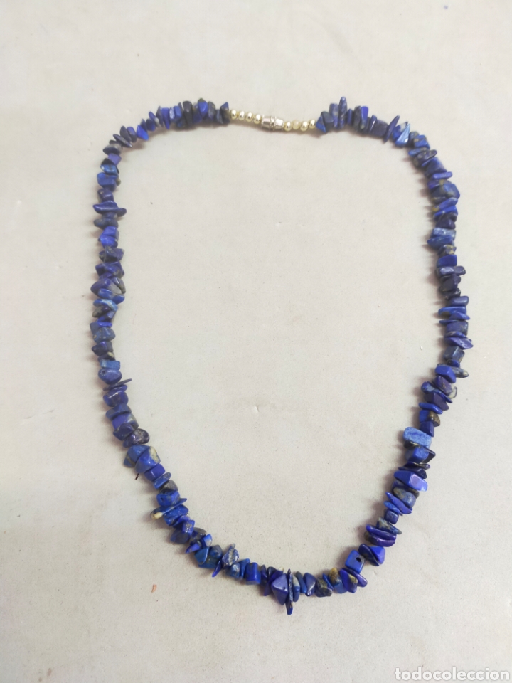 Joyeria: COLLAR DE CUENTAS DE LAPISLAZULI. - Foto 1