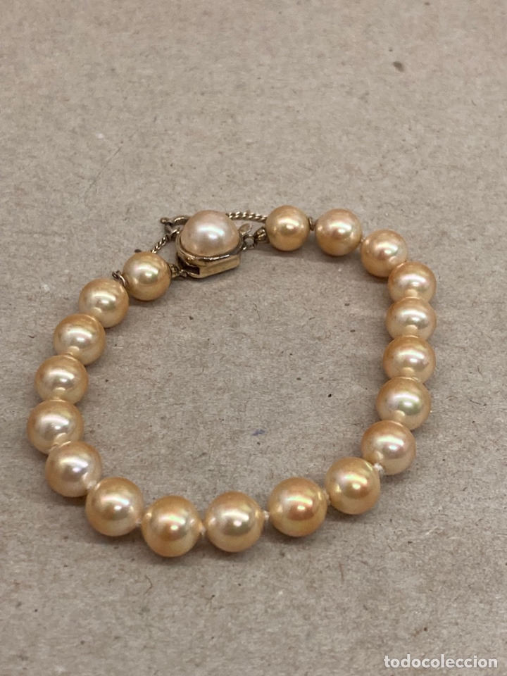 Joyeria: Pulsera de plata y perlas - Foto 1