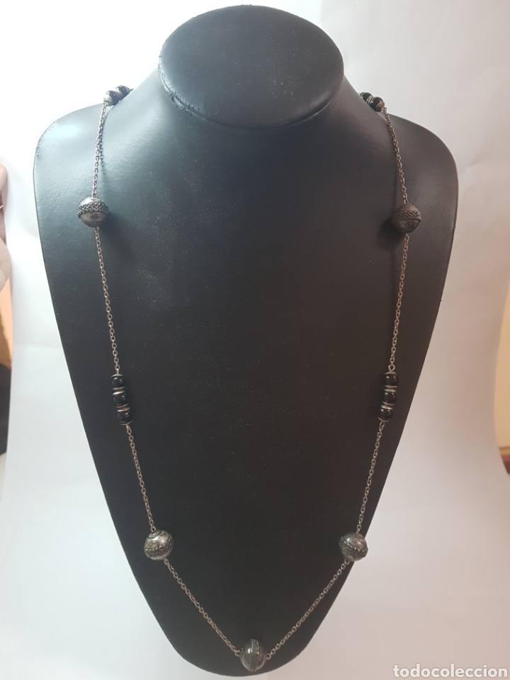Joyeria: #224 Collar bolas plata de ley 925 80cm - Foto 1