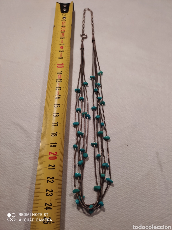 Joyeria: Collar de plata y turquesas - Foto 13