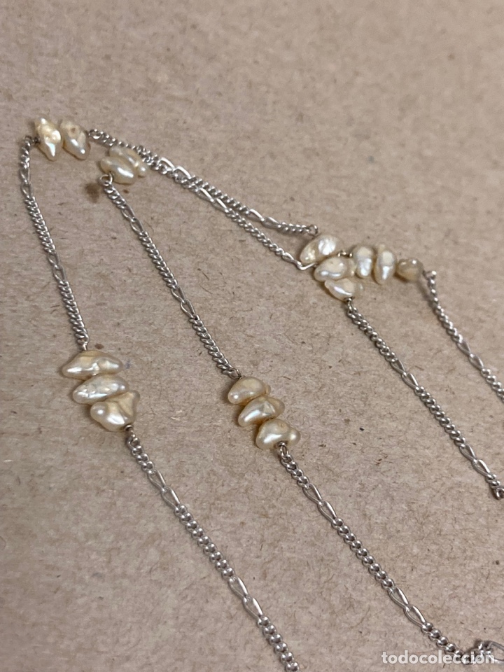Joyeria: Gargantilla de plata y perlas de r&iacute;o - Foto 4