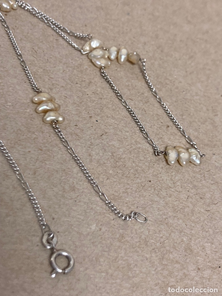 Joyeria: Gargantilla de plata y perlas de r&iacute;o - Foto 5
