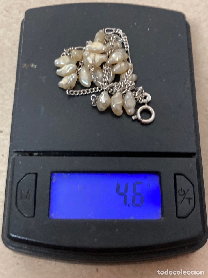 Joyeria: Gargantilla de plata y perlas de r&iacute;o - Foto 6