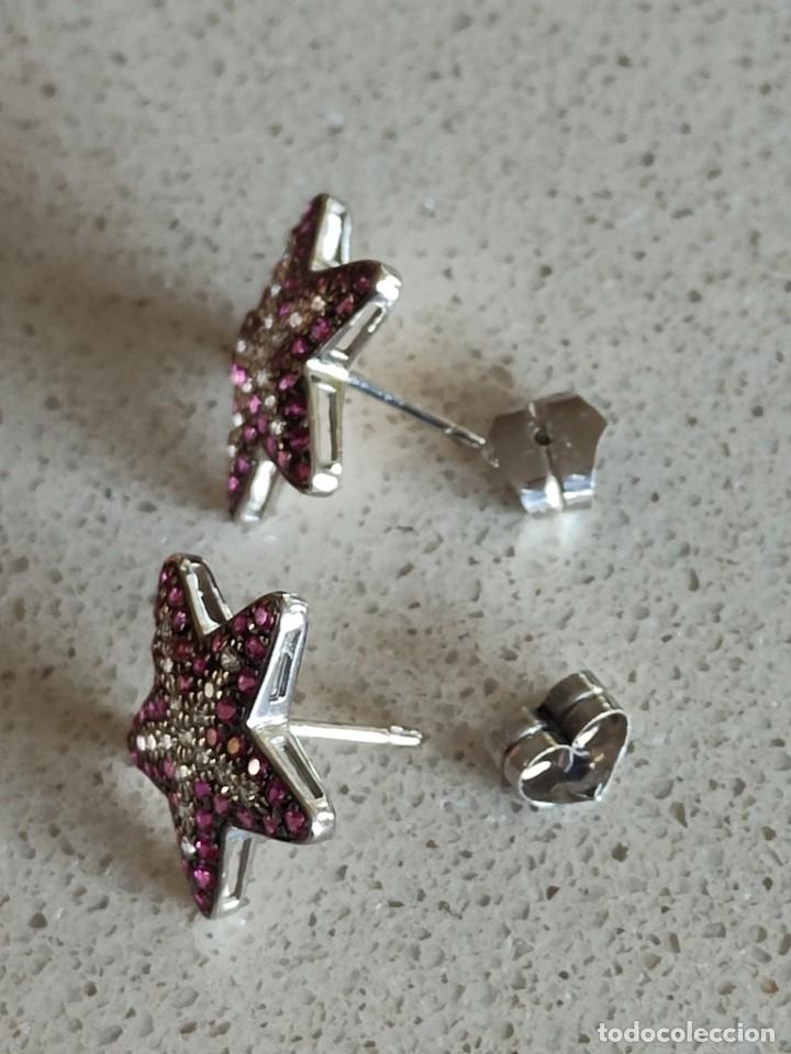Joyeria: PENDIENTES ESTRELLA ORO BLANCO Y CIRCONITA BLANCO Y ROSA - Foto 6