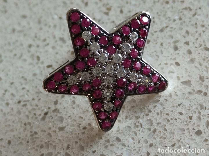 Joyeria: PENDIENTES ESTRELLA ORO BLANCO Y CIRCONITA BLANCO Y ROSA - Foto 8