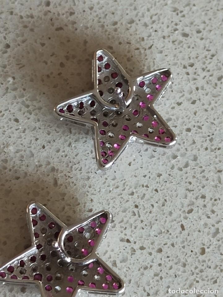 Joyeria: PENDIENTES ESTRELLA ORO BLANCO Y CIRCONITA BLANCO Y ROSA - Foto 9