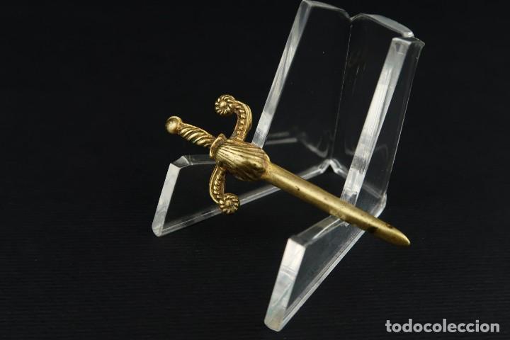 Joyeria: Antiguo Broche forma de Espada - Foto 3