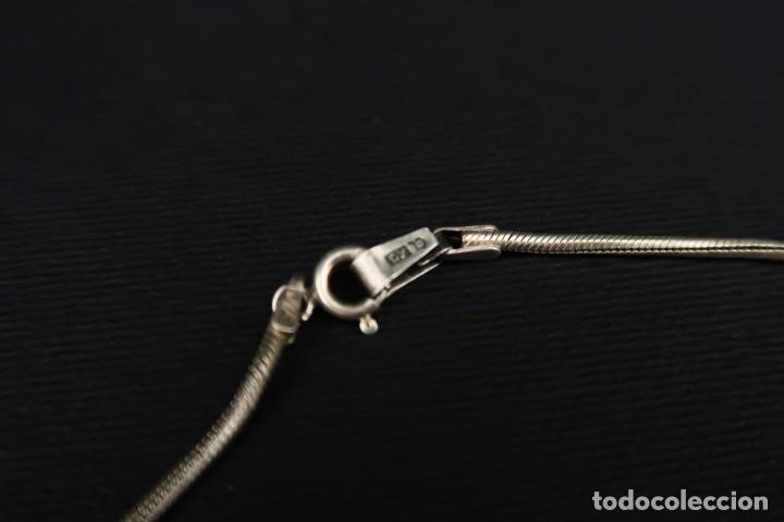 Joyeria: Antiguo Colgante con Cadena de Plata - Foto 5