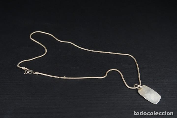 Joyeria: Antiguo Colgante con Cadena de Plata - Foto 6