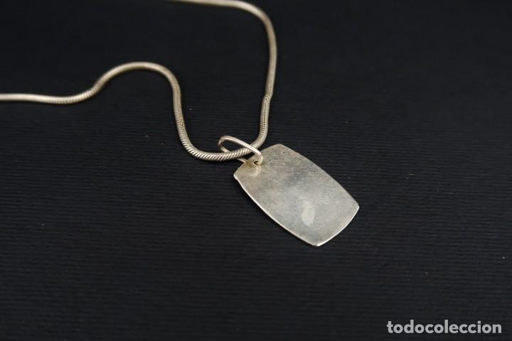 Joyeria: Antiguo Colgante con Cadena de Plata - Foto 7