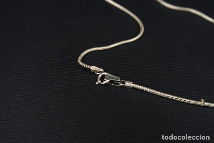 Joyeria: Antiguo Colgante con Cadena de Plata - Foto 8