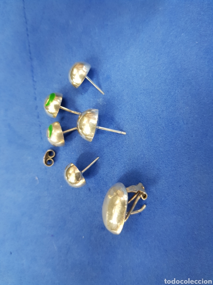 Joyeria: Lote pendientes de plata ,restos - Foto 3