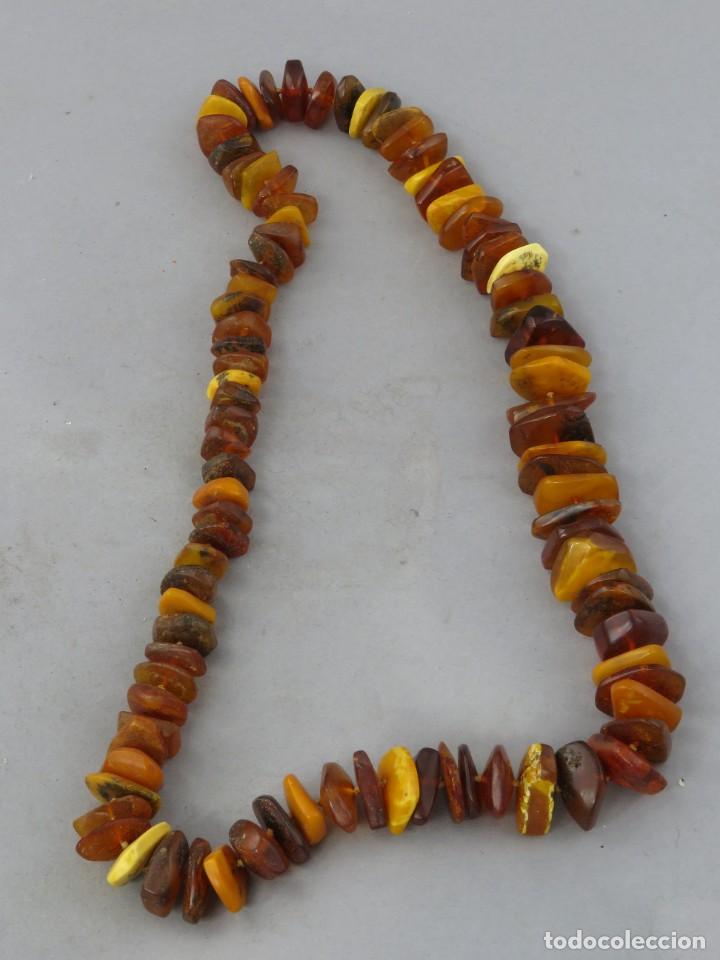Joyeria: Collar de piedras &aacute;mbar naturales circa 1920 - Foto 1