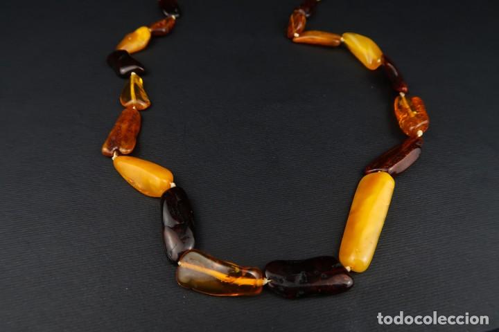 Joyeria: Antigua Gargantilla de Ambar - Foto 3