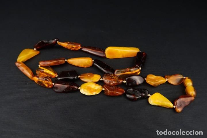 Joyeria: Antigua Gargantilla de Ambar - Foto 8