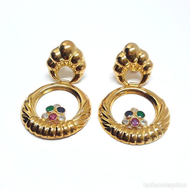 Joyeria: PENDIENTES LARGOS DE ORO DE LEY NUEVOS A ESTRENAR - Foto 2