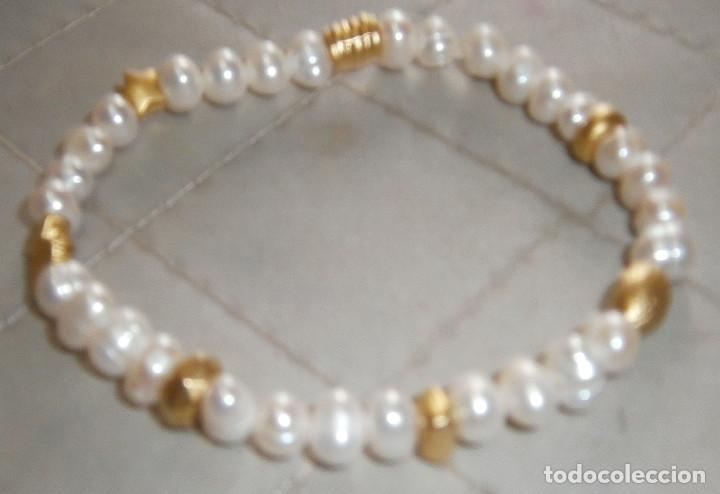 Joyeria: pulsera perlas naturales regulable - Foto 1