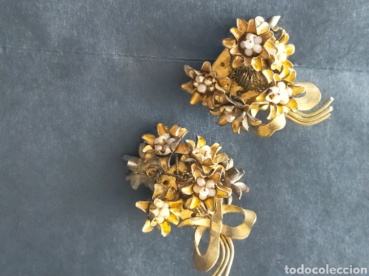 Joyeria: ANTIGUOS PENDIENTES RAMILLETE - Foto 6