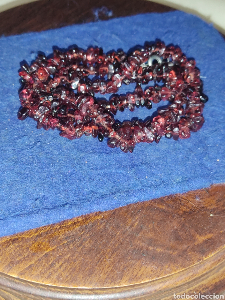 Joyeria: Collar de granates naturales,a&ntilde;os 70. - Foto 2