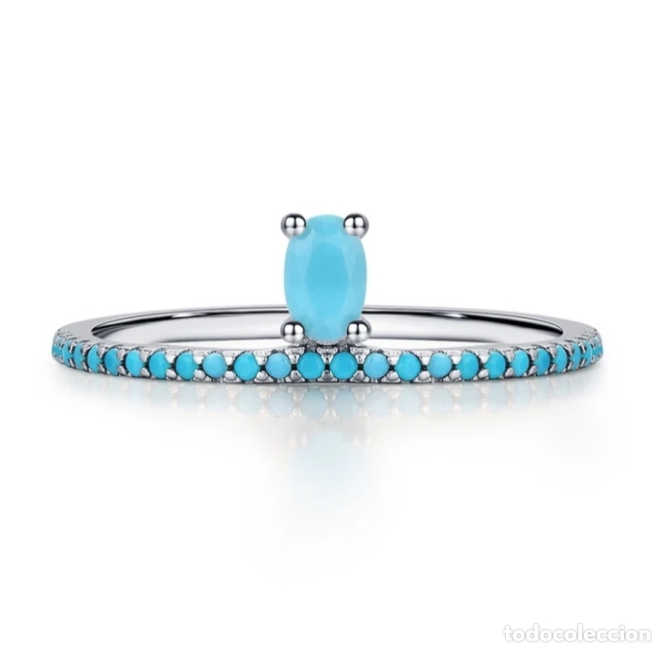 Joyeria: Anillo de Plata y Turquesas ENV&Iacute;O GRATIS! - Foto 1