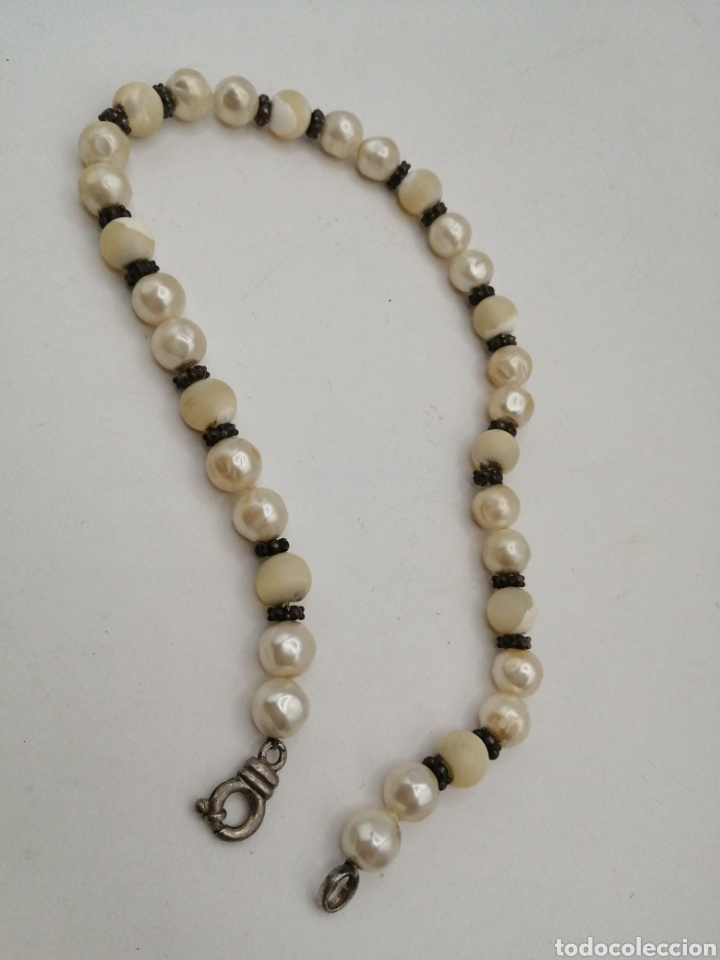 Joyeria: Collar plata n&aacute;car y perlas cultivadas - Foto 3