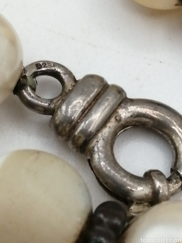 Joyeria: Collar plata n&aacute;car y perlas cultivadas - Foto 4