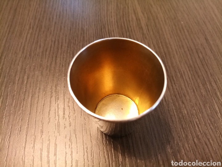 Joyeria: Antiguo Vaso Alpaca 1&deg;era Comuni&oacute;n - Foto 3