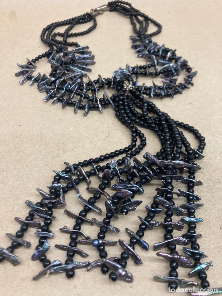 Joyeria: Collar de plata , perlas y piedras naturales - Foto 1