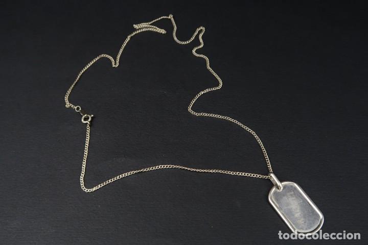 Joyeria: Antiguo Colgante con Cadena de Plata - Foto 2