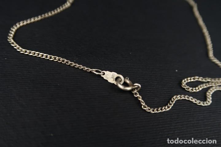 Joyeria: Antiguo Colgante con Cadena de Plata - Foto 4