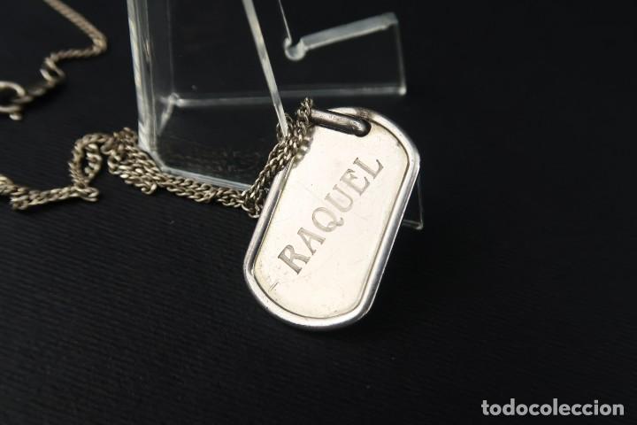 Joyeria: Antiguo Colgante con Cadena de Plata - Foto 5