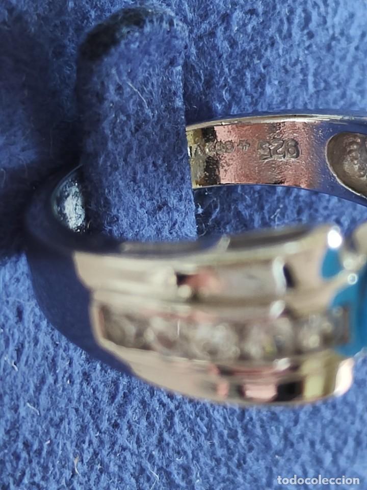 Joyeria: ANILLO EN PLATA 925 Y PIEDRA AZUL - Foto 3