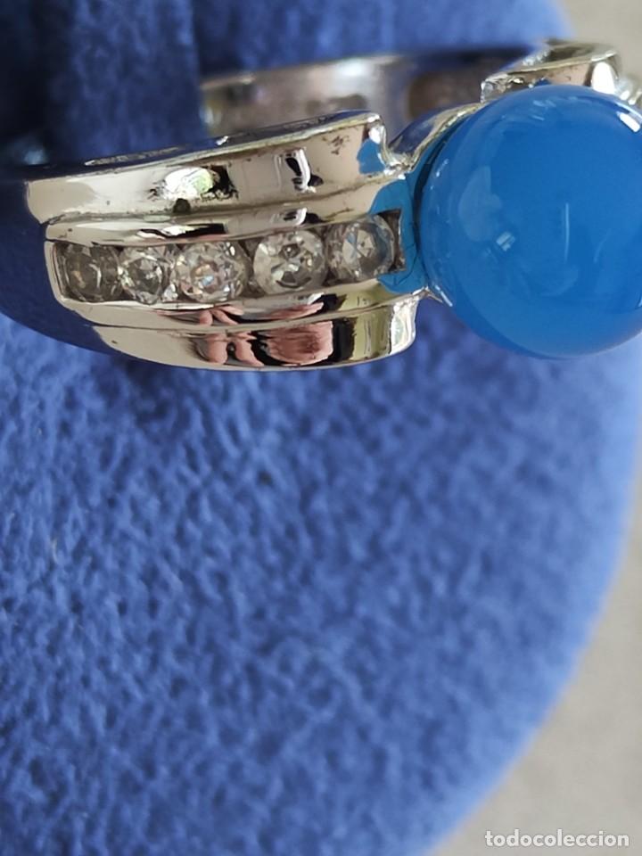 Joyeria: ANILLO EN PLATA 925 Y PIEDRA AZUL - Foto 4