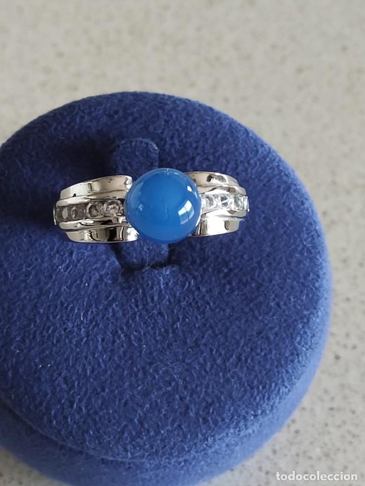 Joyeria: ANILLO EN PLATA 925 Y PIEDRA AZUL - Foto 6