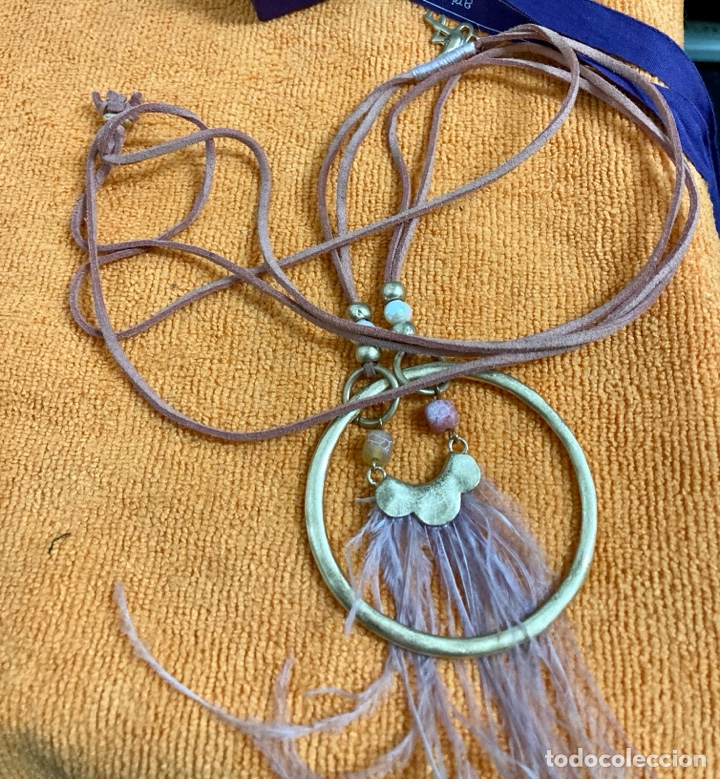Joyeria: COLLAR DE LATON TIPO ATRAPASUE&Ntilde;OS MUY HIPPY VINTAGE - Foto 6
