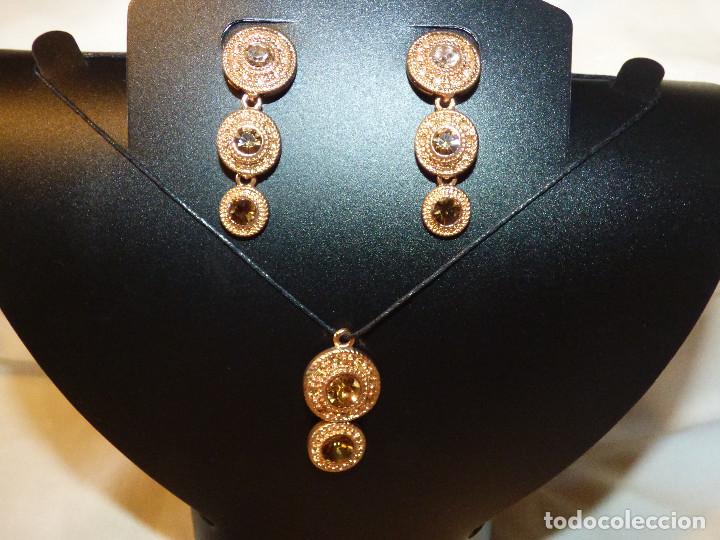 Joyeria: colgante y pendientes,antiguos. - Foto 1
