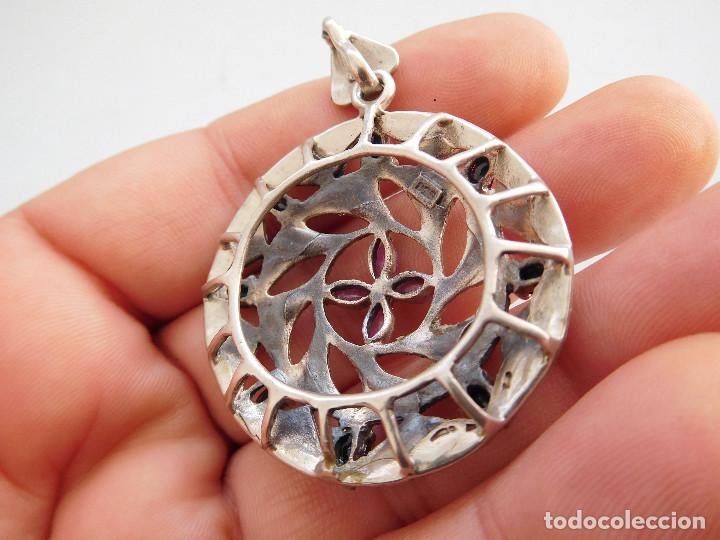 Joyeria: Colgante de plata con piedras y marquesitas - Foto 6