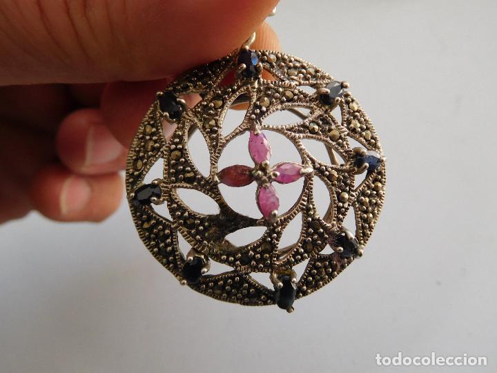 Joyeria: Colgante de plata con piedras y marquesitas - Foto 7
