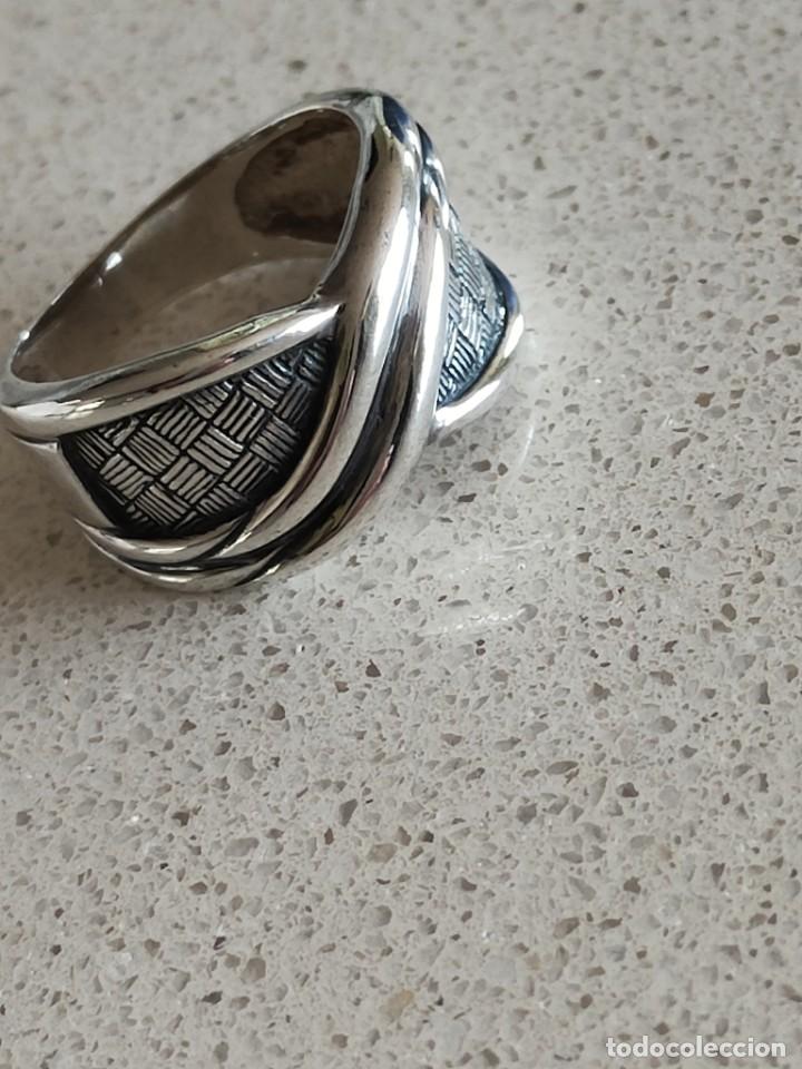 Joyeria: ANILLO ANCHO CINTA EN PLATA 925 - Foto 2