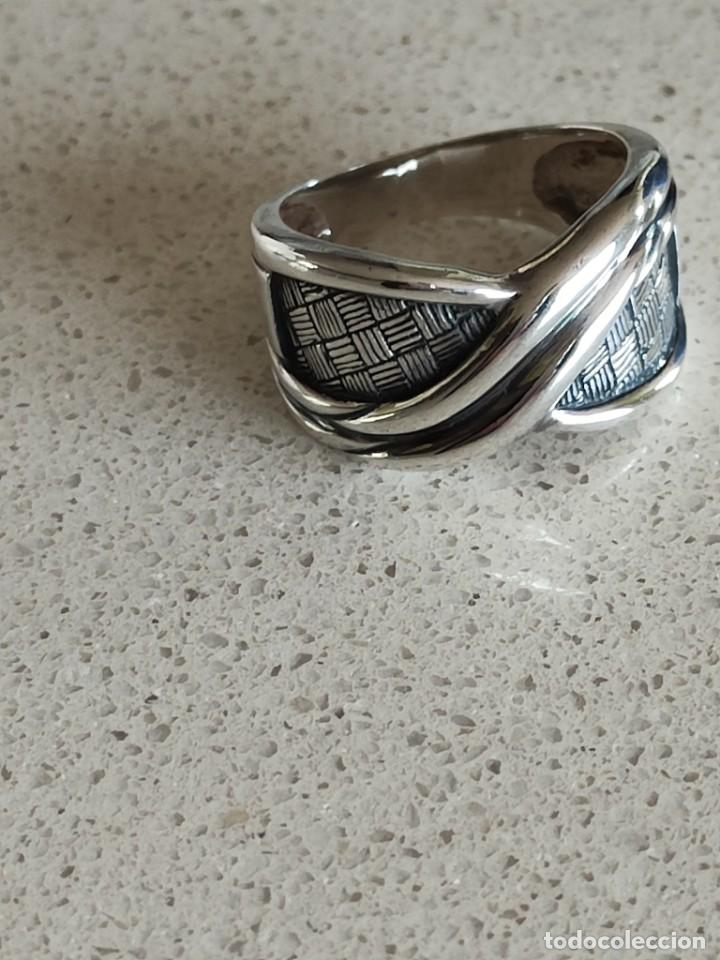 Joyeria: ANILLO ANCHO CINTA EN PLATA 925 - Foto 3