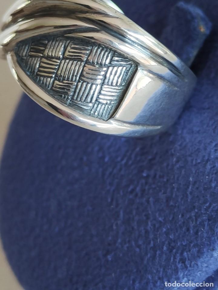 Joyeria: ANILLO ANCHO CINTA EN PLATA 925 - Foto 4