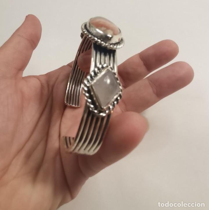 Joyeria: Brazalete en s&oacute;lida Plata de Ley y Jaspes - Foto 3