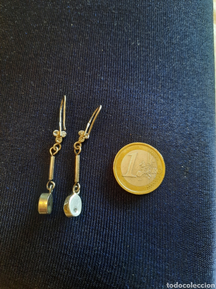 Joyeria: Pendientes de plata contrastada y obsidiana - Foto 4