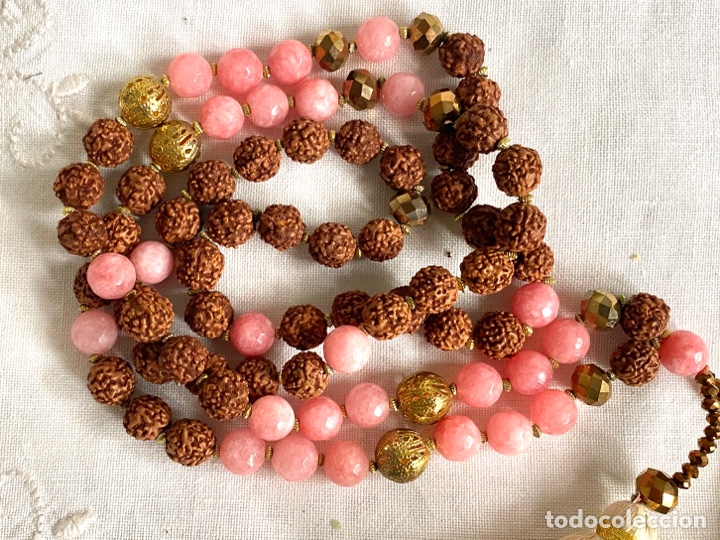 Joyeria: Collar de semillas y cristales - Foto 3