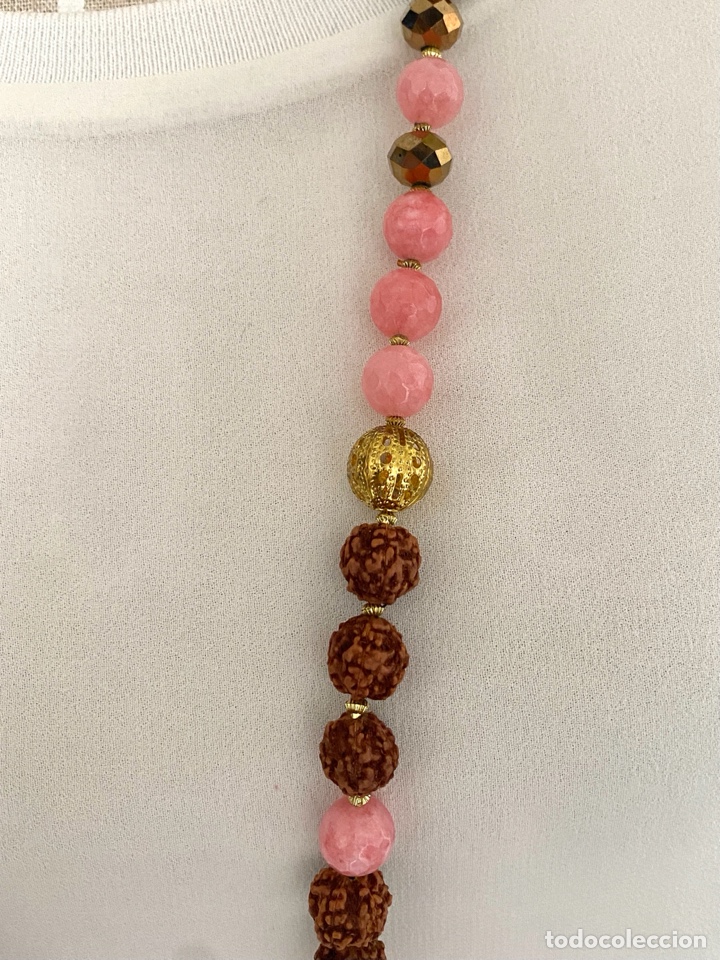 Joyeria: Collar de semillas y cristales - Foto 4