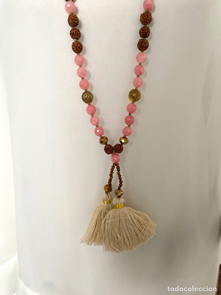 Joyeria: Collar de semillas y cristales - Foto 5