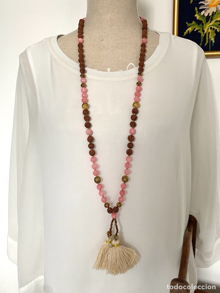 Joyeria: Collar de semillas y cristales - Foto 6