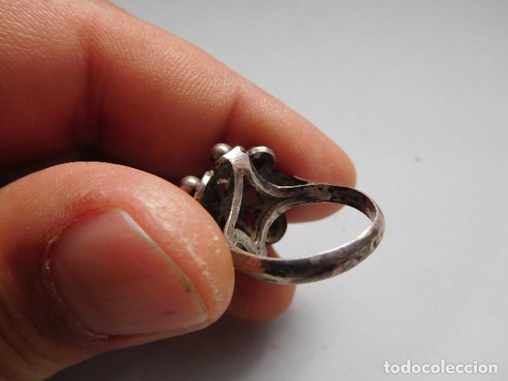 Joyeria: Anillo de plata antiguo charro - Foto 2