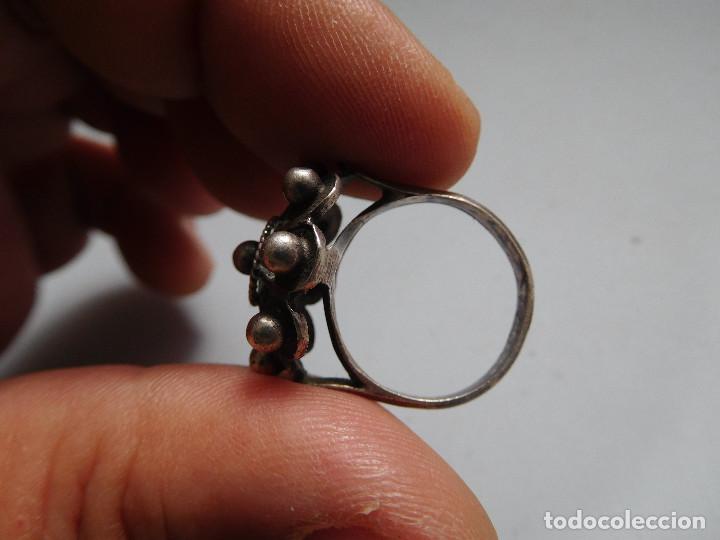 Joyeria: Anillo de plata antiguo charro - Foto 5