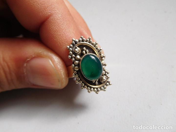 Joyeria: Anillo de plata y mineral vintage - Foto 2
